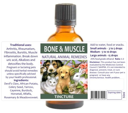 Bone & Muscle Animal Remedies 50ml image 2